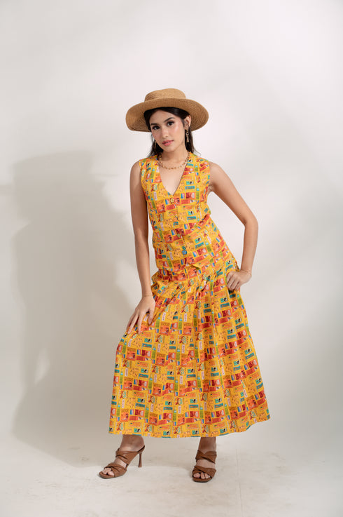 EMGEE by Get Spotted: Cecilia Vest in Batang 90s Fabric